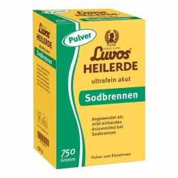Luvos hojivý jíl ultrajemný prášek na akutní pálení žáhy, 750 g