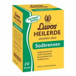 Luvos hojivý jíl ultrajemný sáček na akutní pálení žáhy, 20x6,5g