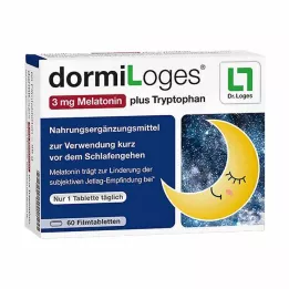DORMILOGES 3 mg melatoninu plus tryptofan film tab., 60 ks
