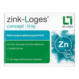 Zinc-Loges concept 15 mg enterosolventní tablety, 30 ks