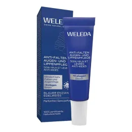 Weleda Oční oči proti vráskám &amp; Péče na rty Modrý hořec &amp; Edelweiss, 10 ml