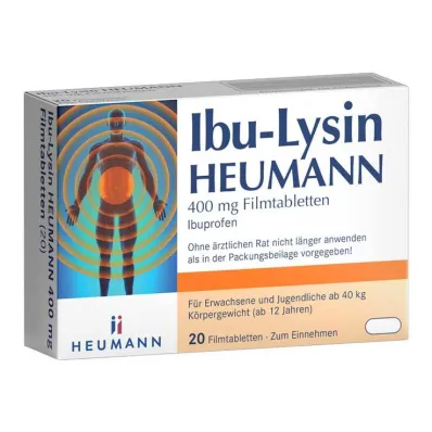 Ibu-Lysine Heumann 400 mg potahované tablety, 20 tablet