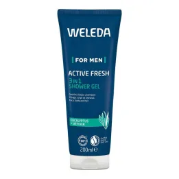 Weleda pro muže Active Fresh 3v1 sprchový gel, 200 ml
