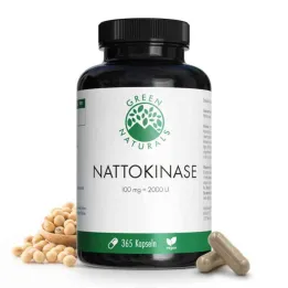 Green Naturals Nattokinase 100 mg kapsle veganské (365 kusů)