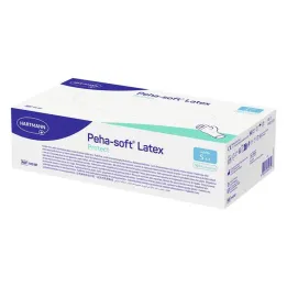 Peha-Soft Latex protect jednorázové vyšetřovací rukavice nesterilní pf S, 100 ks