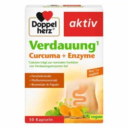 Doppelherz Digestion Curcuma + Enzyme Capsules, 30 ks