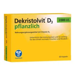 Dekristolvit D3 2000 IU rostlinné kapsle, 60 kusů