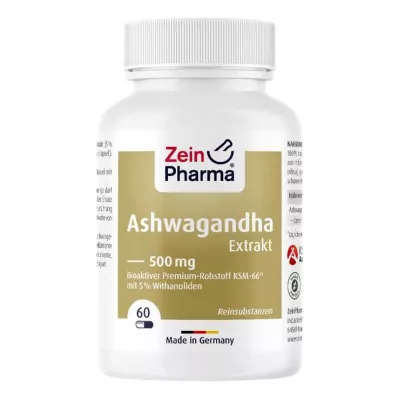 ASHWAGANDHA EXTRAKT 500 mg kapsle, 60 ks