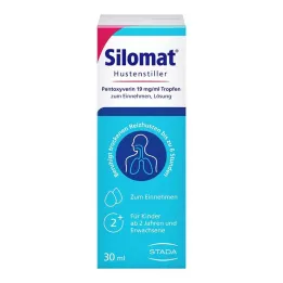 Silomat tlumící kašel pentoxyverin 19 mg/ml kapky, 30 ml