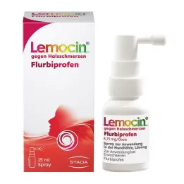 Lemocin Flurbiprofen 8,75 mg / dávka Sprej pro použití v dutině ústní, 15 ml