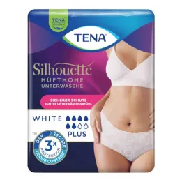 Tena Silhouette Plus L bílé inkontinenční kalhotky, 10 ks