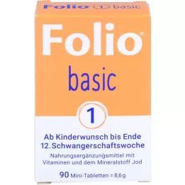 FOLIO 1 základní potahovaná tableta, 90 ks