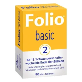 Folio 2 základní potahované tablety, 90 ks