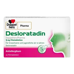 Desloratadine Doppelherzpharma 5 mg potahované tablety, 20 ks