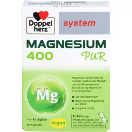 DOPPELHERZ Kapsle systému Magnesium 400 Pur, 30 ks