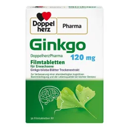 Ginkgo DoppelherzPharma 120 mg potahované tablety, 30 ks