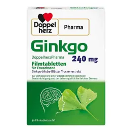 Ginkgo DoppelherzPharma 240 mg potahované tablety, 30 ks