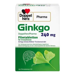 Ginkgo DoppelherzPharma 240 mg potahované tablety, 120 ks