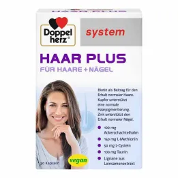 Kapsle systému Doppelherz Hair Plus, 30 kusů