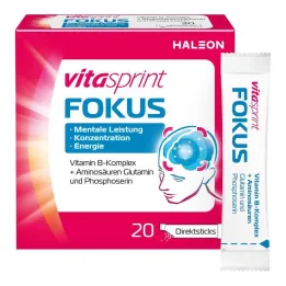Vitasprint Focus Direct Sticks, 20 ks