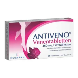 ANTIVENO Venózní tablety 360 mg potahované tablety, 30 ks
