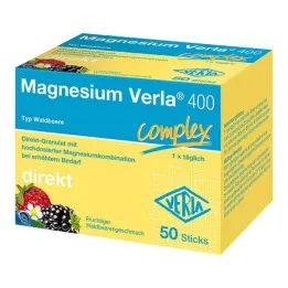 Magnesium Verla 400 Wild Berry Direct Granule, 50 ks