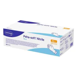 Peha-Soft nitrilové modré vyšetřovací rukavice nesterilní pf XS, 150 kusů