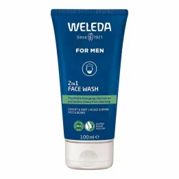 Weleda For Men 2v1 Face Wash, 100 ml