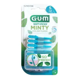 GUM Měkká trsátka Minty malá, 40 ks