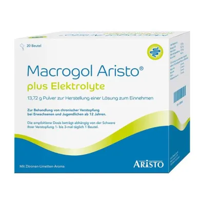 Electrolytes Macrogol Aristo plus 13,72 g Ple, 20 ks