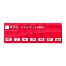 Wepa 1x7 týdenní box UV-ochrana + růžová, 1 ks