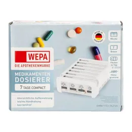 Wepa 7denní kompaktní týdeník bílý, 1 ks