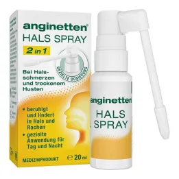 Anginette sprej do krku 2 v 1 pro dospělé, 20 ml
