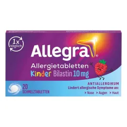 Allegra tablety na alergii děti 10 mg rozpouštěcí tablety, 20 ks