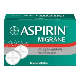 Aspirin šumivé tablety na migrénu, 2x10 ks