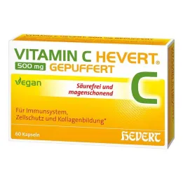 Vitamin C Hevert 500 mg pufrované kapsle, 60 ks