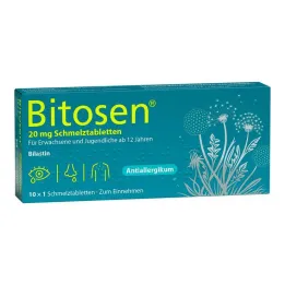 Bitosen 20 mg tablety dispergovatelné v ústech, 10 ks
