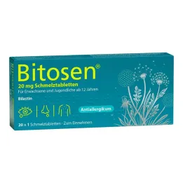 Bitosen 20 mg tablety dispergovatelné v ústech, 20 ks
