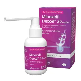Minoxidil Dexcel 20 mg / ml sprej pro použití na pokožku hlavy, 60 ml