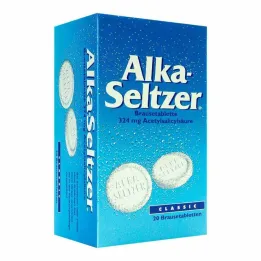 Alka-Seltzer klasické šumivé tablety, 2x10 ks