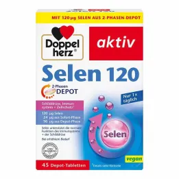 Doppelherz Selenium 120 2-fázové depotní tablety, 45 ks