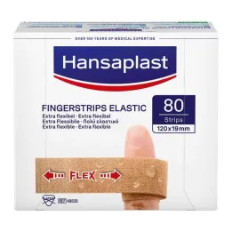 Elastické náplasti na prsty Hansaplast, 80 ks