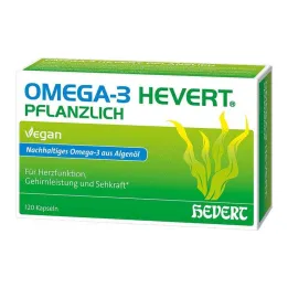 Omega-3 Hevert rostlinné měkké kapsle, 120 kusů