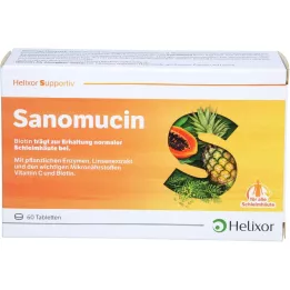 SANOMUCIN gastrorezistentní potahované tablety, 60 kusů. Potahované tablety, odolné proti žaludeční šťávě, 60 kusů