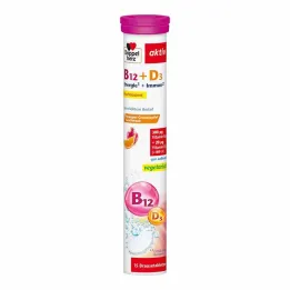 Doppelherz Vitamin B12 + D3 šumivé tablety, 15 ks