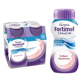 Fortimel 1,5 kcal jahodová příchuť (4x200 ml)