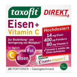 Taxofit Iron + Vitamin C Direct Granule, 20 ks