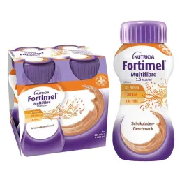 Fortimel Multifibre 1,5 Kcal s čokoládovou příchutí (4x200 ml)