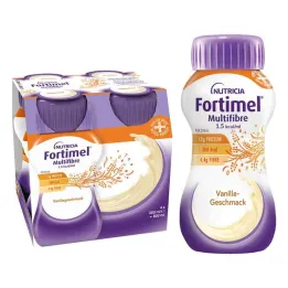 Fortimel Multifibre 1,5 kcal vanilková příchuť (4x200 ml)