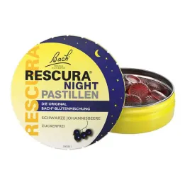 Bachovy květy originál Rescura Night pastilky černý rybíz, 50 g
